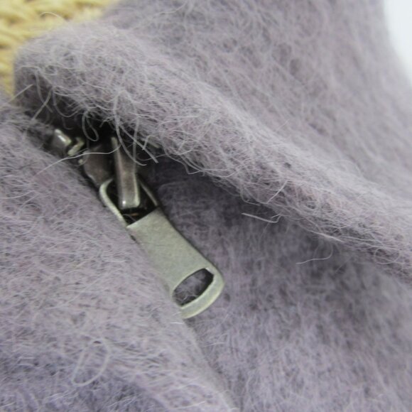 Talbots Women 8  Lavender Purple Alpaca Mohair Wool Two Piece Skirt Blazer Suit - Picture 12 of 14